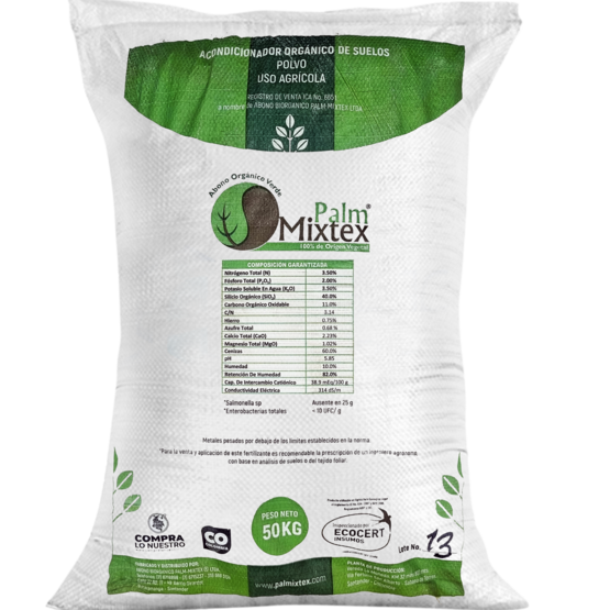ABONO BIORGANICO VERDE PALM-MIXTEX